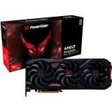 PowerColor Radeon RX 9070 XT Red Devil 16GB OC, Grafikkarte schwarz, RDNA4, GDDR6, 3x DisplayPort, 1x HDMI 2.1