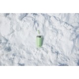 SIGG Kaffeebecher Helia Milky Green 0,45L, Thermobecher hellgrün, mit Trinkhalm