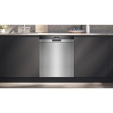 Siemens SN45ZS07CE iQ500, Spülmaschine edelstahl (gebürstet)/schwarz, 60 cm, Home Connect