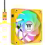 Thermaltake CT120 EX Reverse ARGB Sync PC Cooling Fan Bumblebee, Gehäuselüfter gelb, 3er-Pack, 120 mm