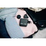 Verbatim Mini-GaN-Ladegerät mit Display schwarz, 100 Watt Gesamtleistung