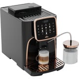 Arzum Okka Espresso Pro M , Vollautomat schwarz/kupfer, mit Milchbehälter