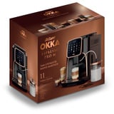Arzum Okka Espresso Pro M , Vollautomat schwarz/kupfer, mit Milchbehälter