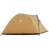 Coleman Darwin 4 Plus Summer, Zelt beige/dunkelrot