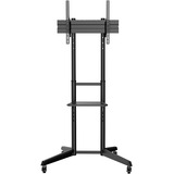 Digitus TV Präsentationswagen DA-90447 mit Ablage, Halterung schwarz, für Bildschirme bis 70" / 178cm