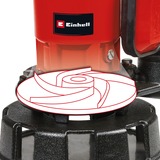EINHELL Schmutzwasserpumpe GE-DP 900 Cut, Tauch- / Druckpumpe rot/schwarz, 900 Watt