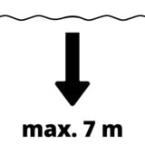 EINHELL Schmutzwasserpumpe GE-DP 900 Cut, Tauch- / Druckpumpe rot/schwarz, 900 Watt