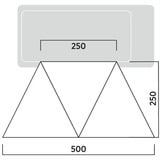 Easy Camp Busvordach Lom Tri Canopy, Sonnensegel grau, Modell 2025