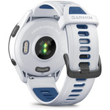 Garmin Forerunner 265, Smartwatch weiß/dunkelblau, 46 mm, Silikon-Armband