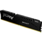 Kingston FURY DIMM 8 GB DDR5-5200  , Arbeitsspeicher schwarz, KF552C36BBE-8, FURY Beast, AMD EXPO