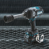 Makita Akku-Schlagschrauber TW011GZ XGT, 40Volt blau/schwarz, ohne Akku und Ladegerät, mit 138mm Langschaft 3/4"-Vierkant