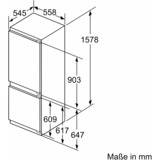 Siemens KI77SXFE0 iQ500, Kühl-/Gefrierkombination 