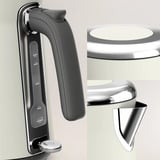 Tefal KI666A  Edelstahl, Wasserkocher beige/edelstahl, 2.400 Watt, 1,7 Liter