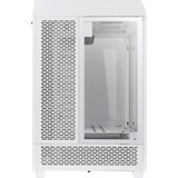 Thermaltake The Tower 500 Snow White, Tower-Gehäuse weiß, Tempered Glass