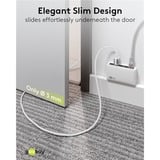 goobay Ethernet-Adapterkabel USB-C 3.2 Gen2 > RJ-45, Slim weiß, 10 Meter