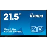 iiyama ProLite T2255MSC-B1, LED-Monitor 54.5 cm (21.5 Zoll), schwarz, Full HD, IPS, HDMI, DisplayPort