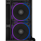 ASUS PRIME AP202 TG ARGB , Tower-Gehäuse schwarz, Tempered Glass x 2