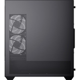 Aerocool P500D-G-BK-v1, Tower-Gehäuse schwarz, Tempered Glass x 2
