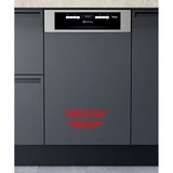 Bauknecht BSBO 3O23 PF X, Spülmaschine silber, 45 cm