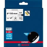Bosch Professional Expert Multiloch Universalstützteller, weich, Ø150mm, M8+5/16", Schleifteller schwarz, für Exzenterschleifer