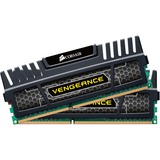 Corsair DIMM 8 GB DDR3-1600 (2x 4 GB) Dual-Kit, Arbeitsspeicher schwarz, CMZ8GX3M2A1600C9, Vengeance Black, INTEL XMP, Lite Retail