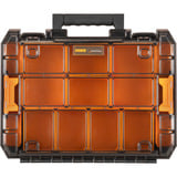 DEWALT TSTAK Tower DWST60452-1, im McLaren Design, Werkzeugkiste schwarz/gelb, mobile Aufbewahrungsbox, tiefe Werkzeugbox und Organizer