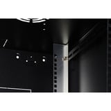 Digitus Wandgehäuse Dynamic Basic Serie - 600x600 mm (BxT), IT-Schrank schwarz, 16 Höheneinheiten