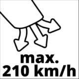 EINHELL Akku-Laubbläser GC-CL 18 Li E-Solo, 18Volt rot/schwarz, ohne Akku und Ladegerät