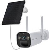 Foscam BP4, Überwachungskamera weiß/schwarz, inkl. 5W Solarpanel