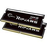 G.Skill SO-DIMM 32 GB DDR5-5600 (2x 16 GB) Dual-Kit, Arbeitsspeicher schwarz, F5-5600S4040A16GX2-RS, Ripjaws, INTEL XMP