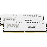Kingston FURY DIMM 32 GB DDR5-6800 (2x 16 GB) Dual-Kit, Arbeitsspeicher weiß, KF568C34BWEK2-32, FURY Beast, INTEL XMP, AMD EXPO