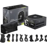 MSI MAG A1000PLS PCIE5 1000W, PC-Netzteil schwarz, 1x 12-Pin High Power GPU, 4x PCIe, Kabelmanagement, 1000 Watt
