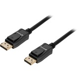 Sharkoon Kabel Displayport 1.4 (Stecker > Stecker) 8K schwarz, 3 Meter