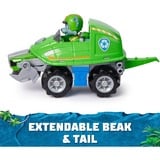 Spin Master Paw Patrol Jungle Pups - Schnappschildkröten-Fahrzeug mit Rocky-Figur, Spielfahrzeug 