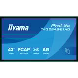 iiyama ProLite T4329AS-B1AG, LED-Monitor 108 cm (42.5 Zoll), schwarz (matt), UltraHD/4K, VA, Touchscreen, Android, USB-C