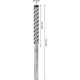 Bosch Professional EXPERT Hammerbohrer SDS-max-8X, Ø 25mm Arbeitslänge 200mm