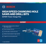 Bosch Professional EXPERT Power Change Plus Adapter, Hex 11mm blau, 2-teilig, mit HSS-G Zentrierbohrer Ø 7,15mm x105mm