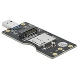 DeLOCK USB 3.2 Gen 1 Konverter Typ-A Stecker zu M.2 Key B mit SIM Slot 