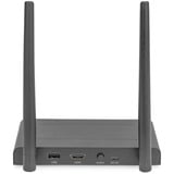 Digitus Wireless HDMI KVM Extender Set, HDMI Verlängerung schwarz, 200 m