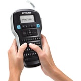 Dymo LabelManager 160, Beschriftungsgerät schwarz/silber, mit QWERTZ-Tastatur, S0946360