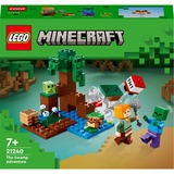 LEGO 21240 Minecraft Das Sumpfabenteuer, Konstruktionsspielzeug 