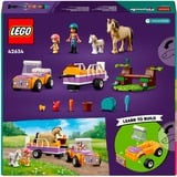 LEGO 42634 Friends Pferde- und Pony-Anhänger, Konstruktionsspielzeug 