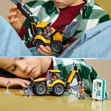 LEGO 60480 City Gelber Baggerlader, Konstruktionsspielzeug 