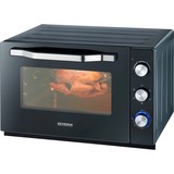 Severin Back- & Toastofen XXL TO 2073, Mini-Backofen schwarz