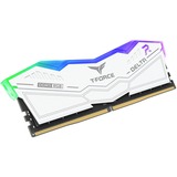 Team Group DIMM 48 GB DDR5-6400 (2x 24 GB) Dual-Kit, Arbeitsspeicher weiß, FF4D548G6400HC32ADC01, DELTA RGB, INTEL XMP, AMD EXPO