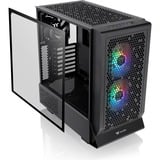 Thermaltake Ceres 330 TG ARGB , Tower-Gehäuse schwarz, Tempered Glass