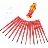 Wera 827 T i VDE Kraftform Turbo Handhalter, Schraubendreher rot/gelb, für Wera VDE-Wechselklingen