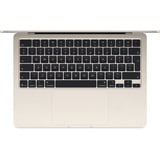 Apple MacBook Air 34,5 cm (13,6") 2025 CTO, Notebook champagner, 16 GB, 512 GB (512 GB SSD), Polarstern, M4, MacOS, Englisch International