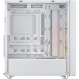 Corsair 3200D RS ARGB White, Tower-Gehäuse weiß, Tempered Glass 