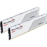 G.Skill DIMM 64 GB DDR5-5600 (2x 32 GB) Dual-Kit, Arbeitsspeicher weiß, F5-5600J3636D32GX2-RS5W, Ripjaws S5, INTEL XMP